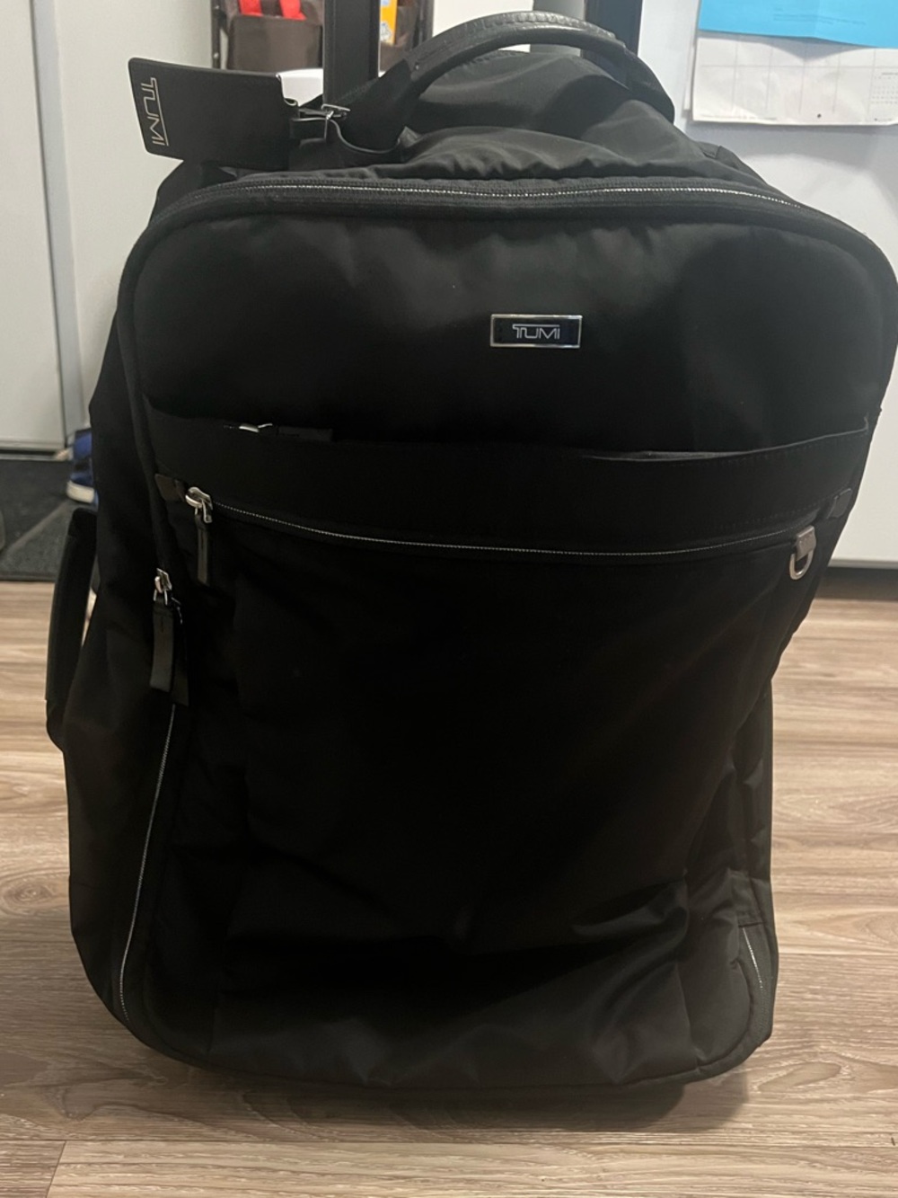 Tumi Ballistic Nylon small roller weekender luggage